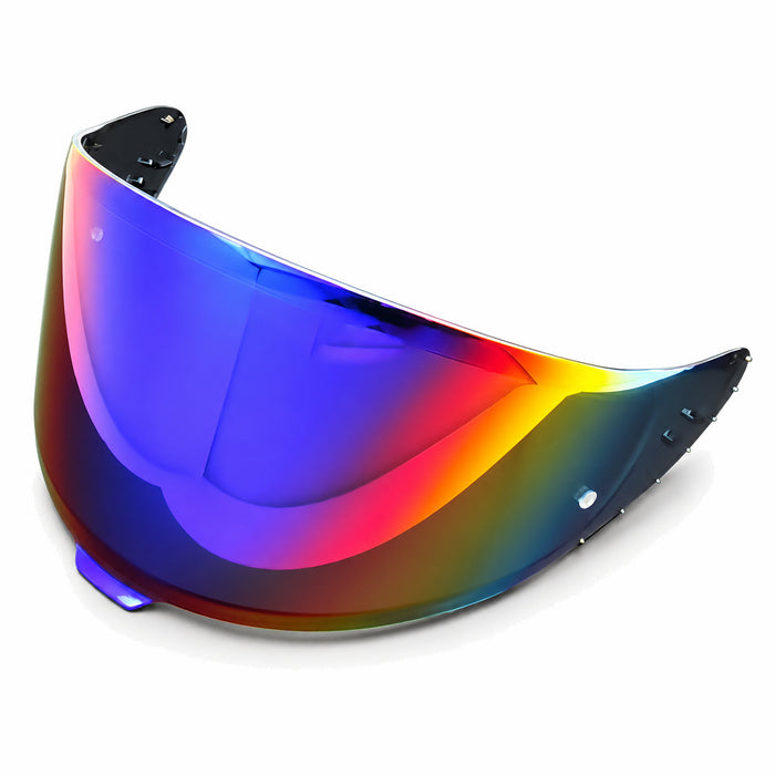Shoei X15 Tinted Visor - Fire Rainbow